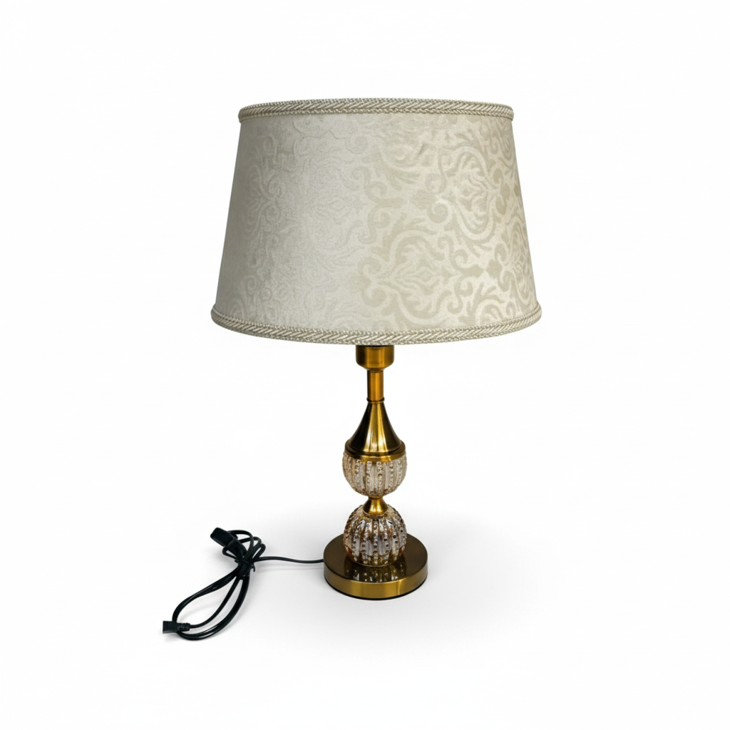 Gold and Crystal Accent Lamp