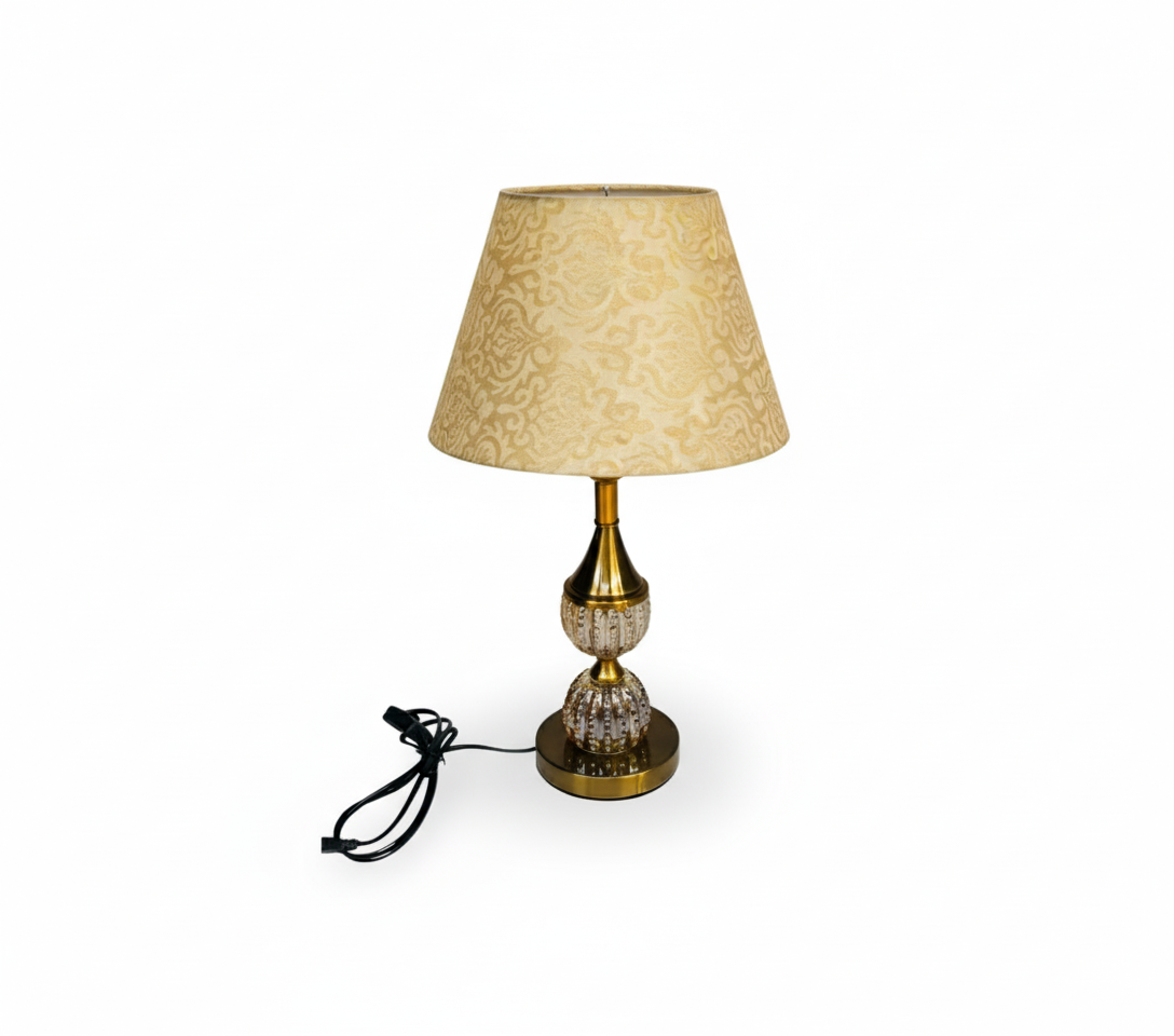 Gold and Crystal Accent Lamp