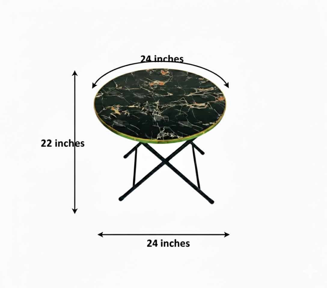 Folding Wood Dinning Table Round