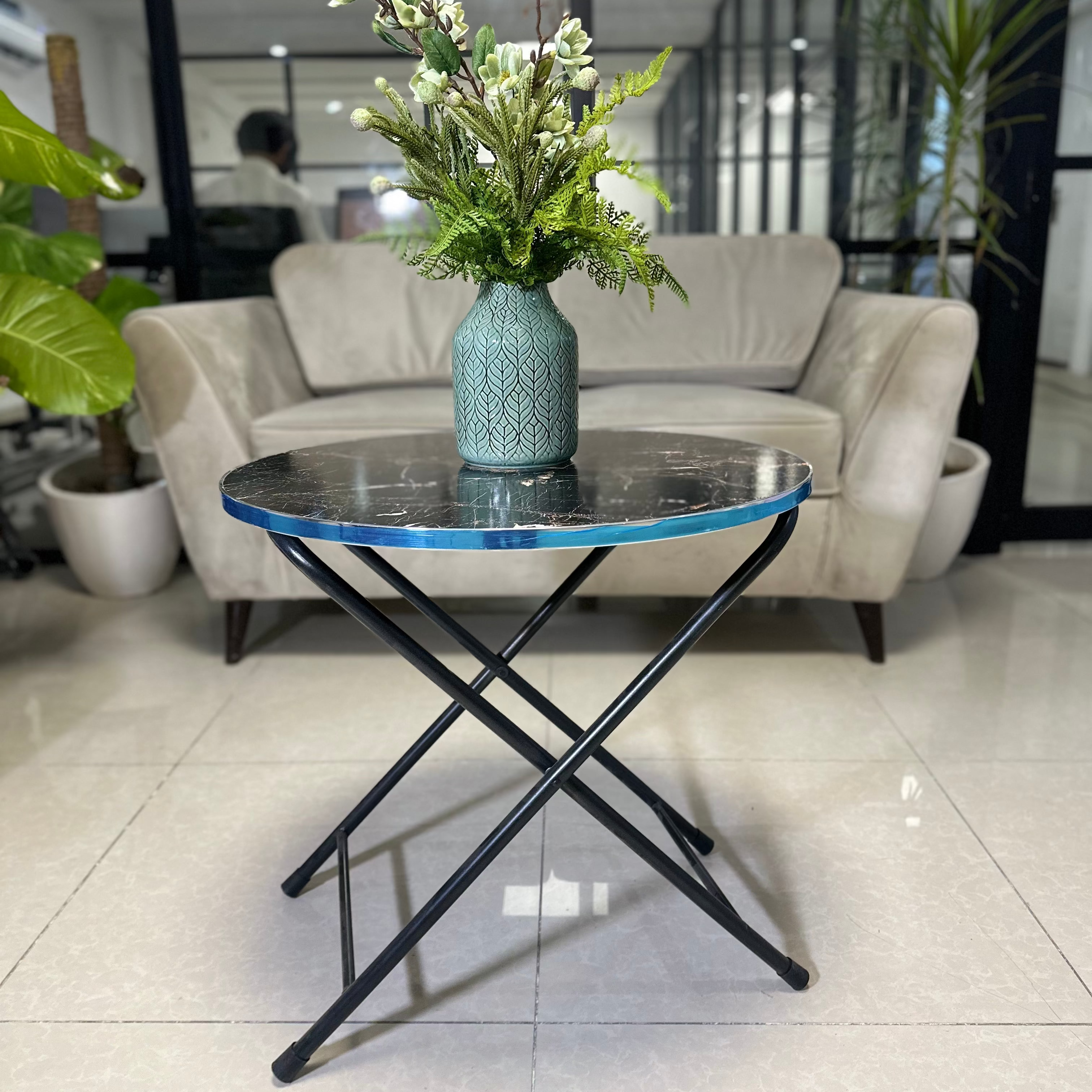 Folding Wood Dinning Table Round