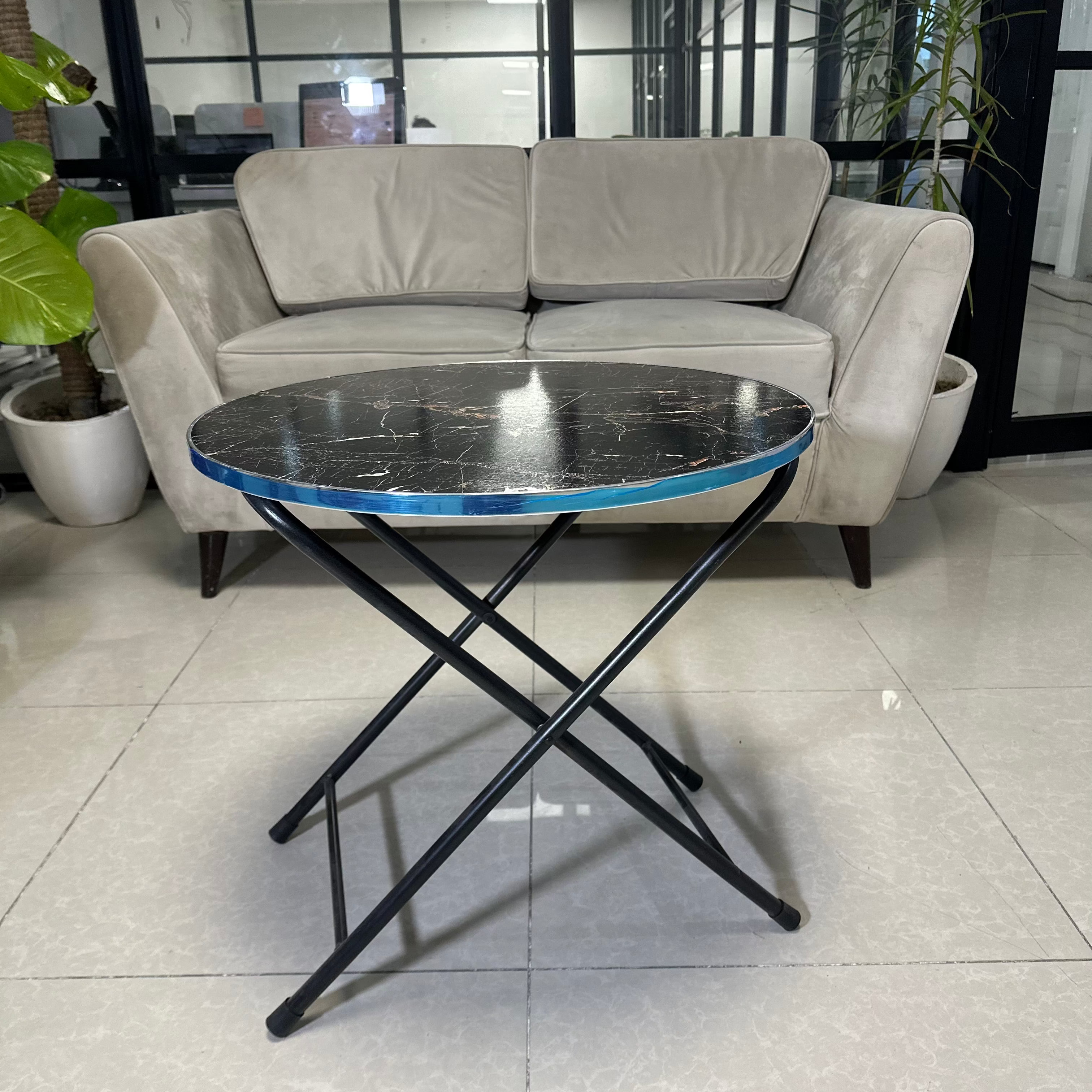 Folding Wood Dinning Table Round