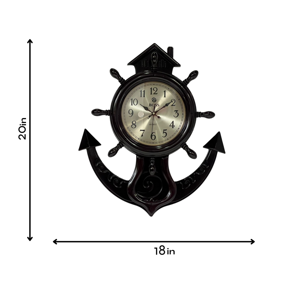 Ship's Wheel Clock