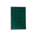Retro Green Checkered Aesthetic Mat