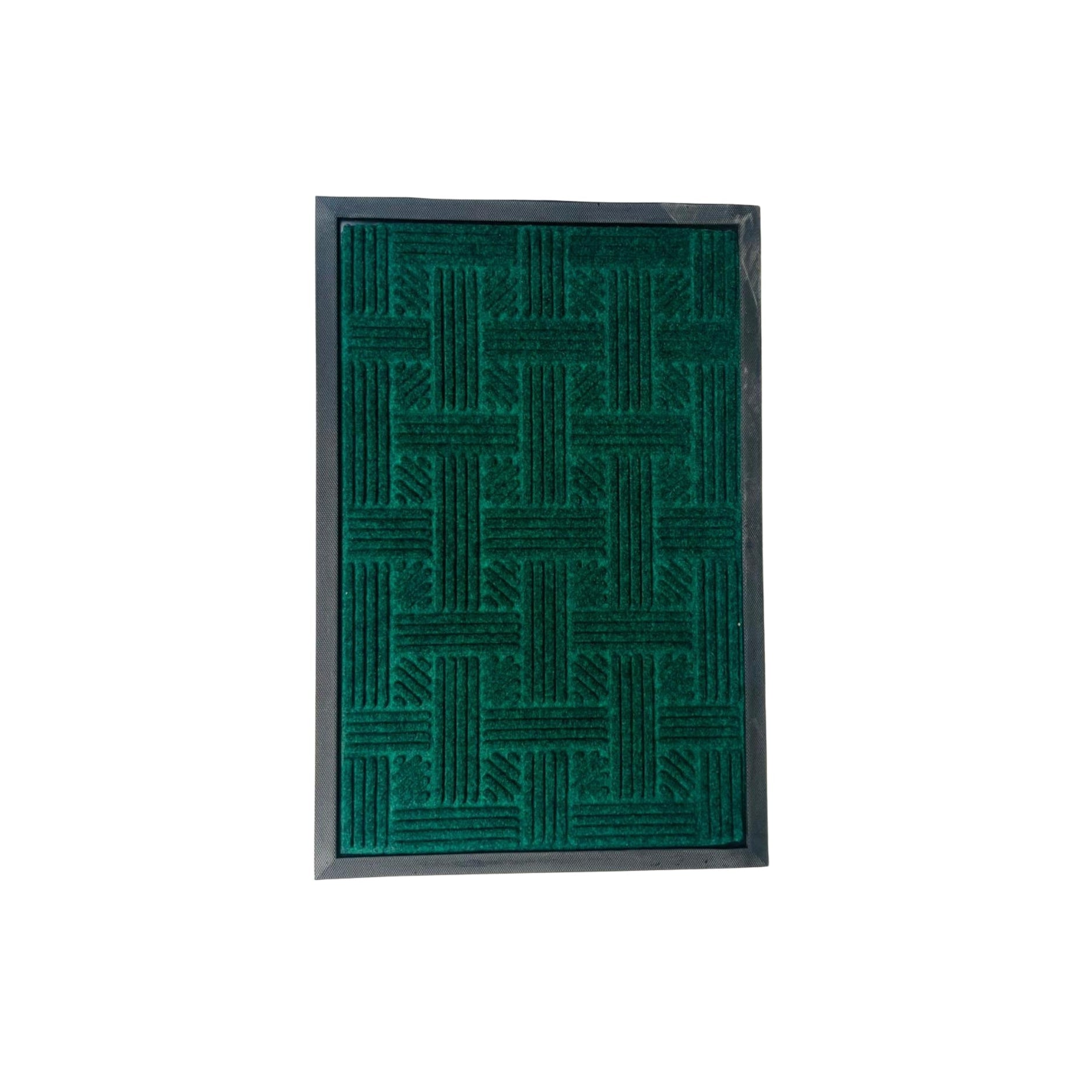 Retro Green Checkered Aesthetic Mat