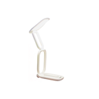 White LED desk lamp on a white background