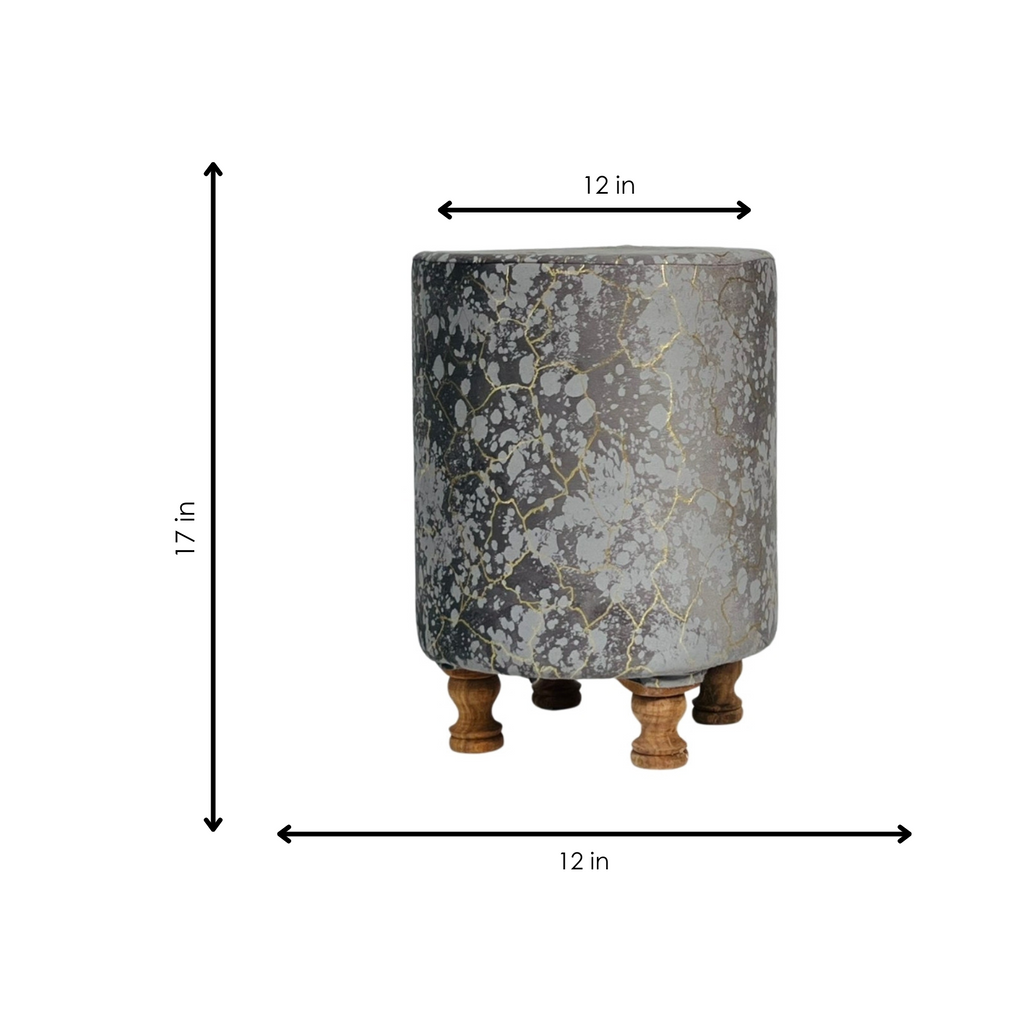 Modern ceramic drum stool