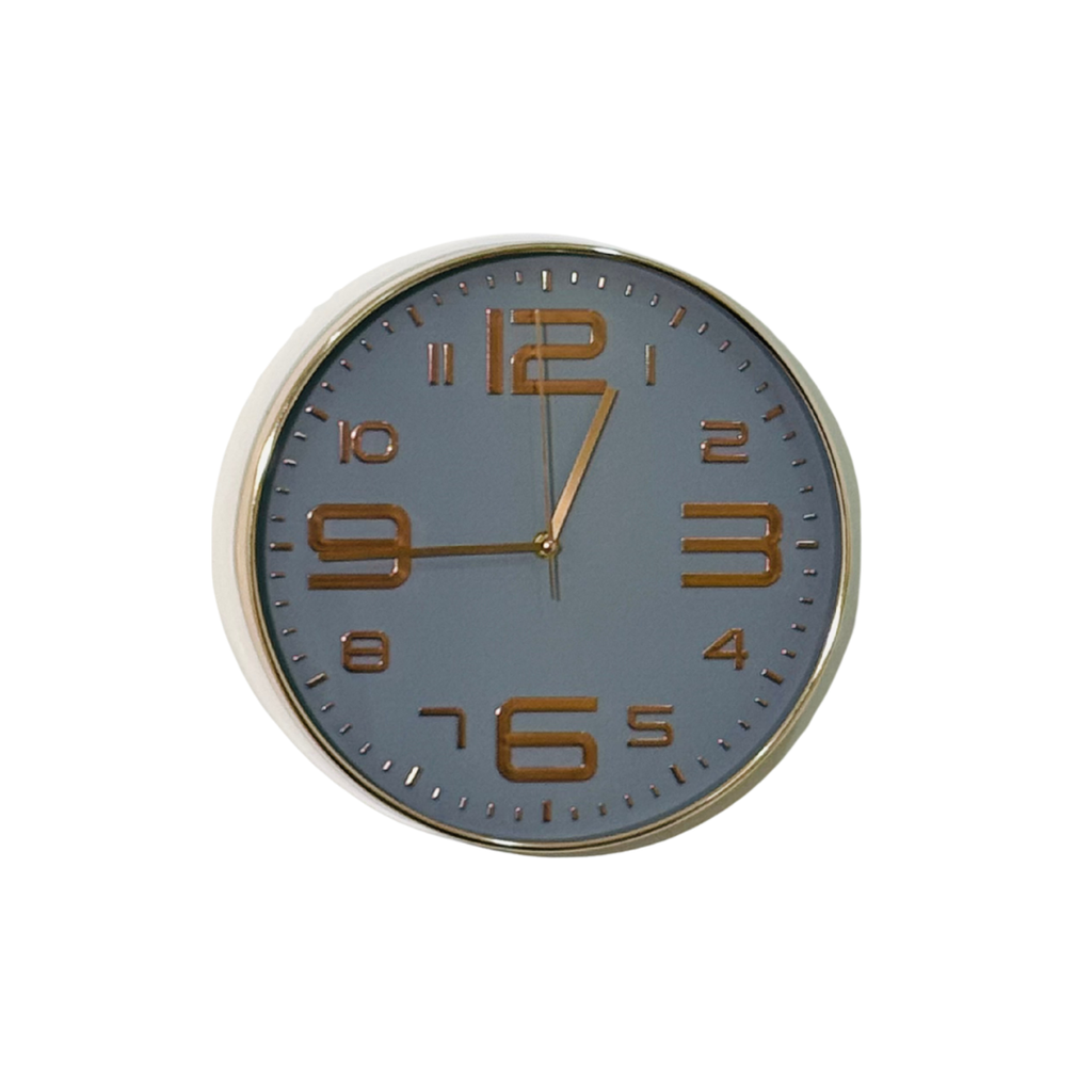 Grey Zenith Wall Clock