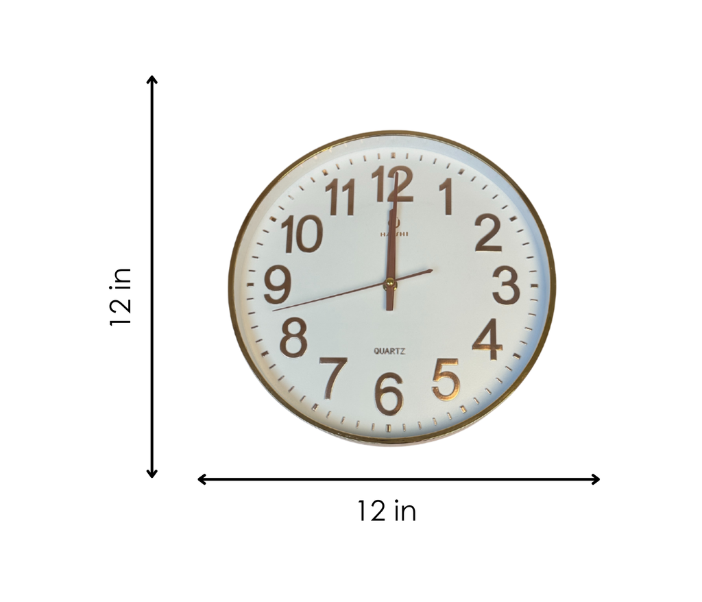 Silver Horizon Clock