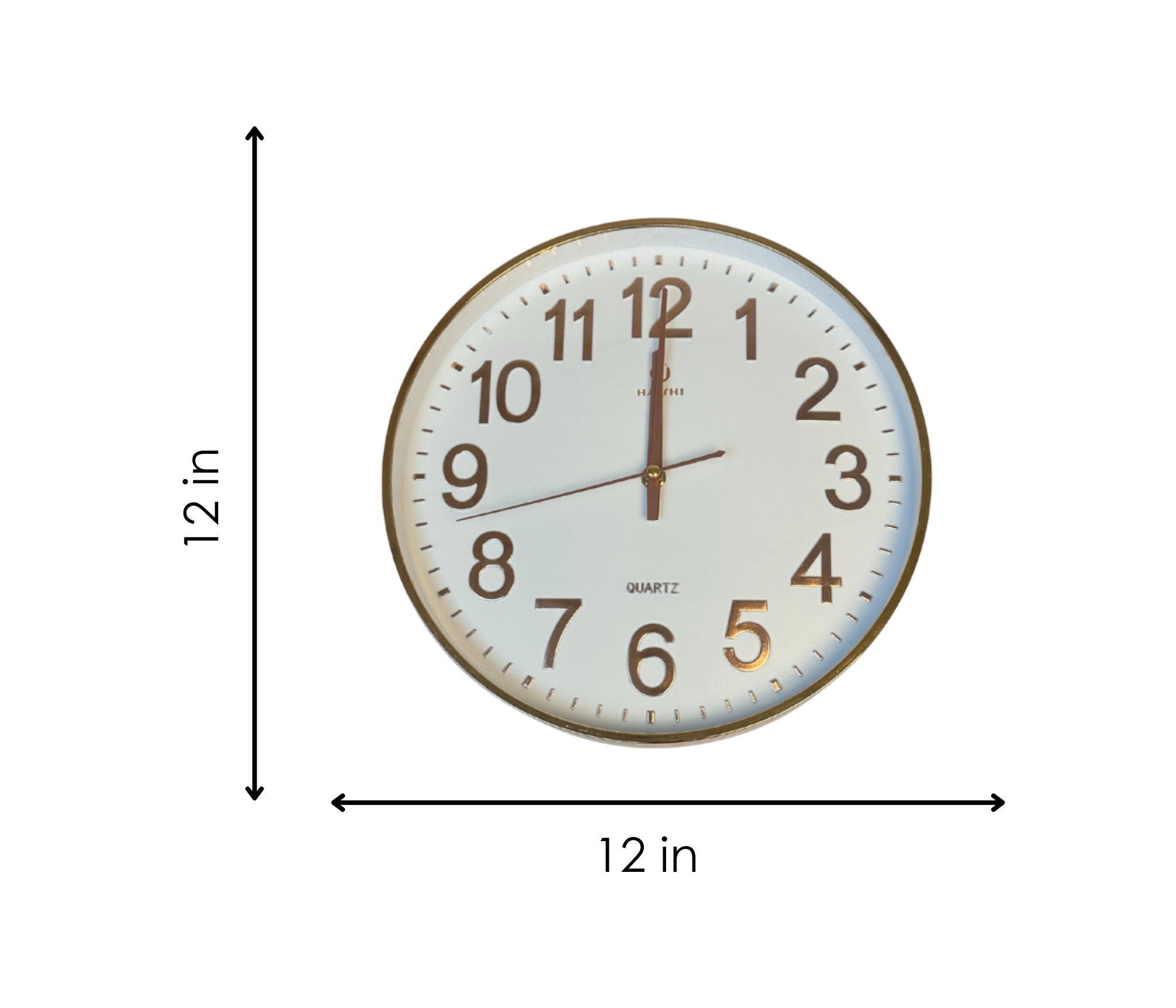 Silver Horizon Clock