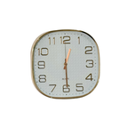 Gold Square Wall Clock