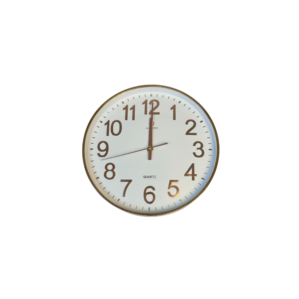 Silver Horizon Clock