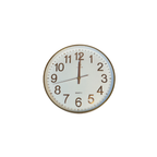 Silver Horizon Clock