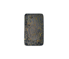 Black Gold Cracked Marbel Mat