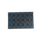 Rectangular doormat with a textured pattern on a white background