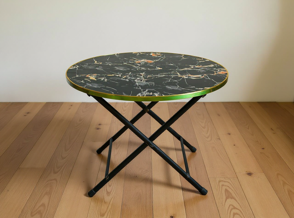 Folding Wood Dinning Table Round