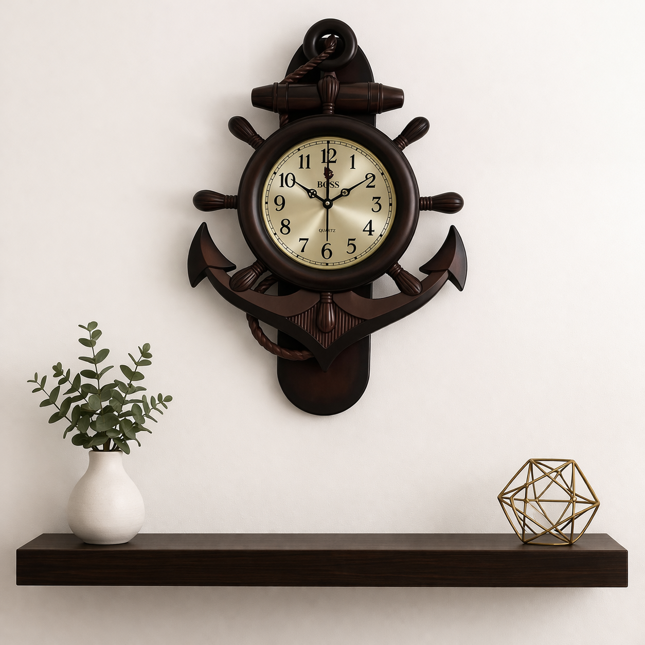 Ship's Wheel Clock
