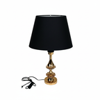 Gold and Crystal Desk Lamp