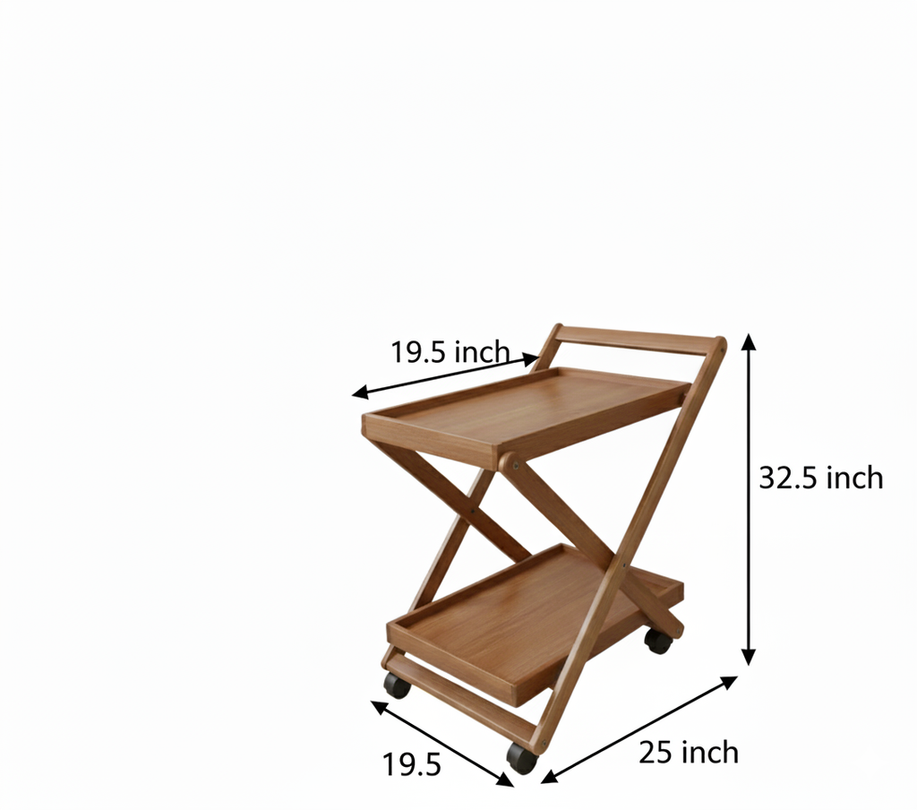 Folding wooden Trolly
