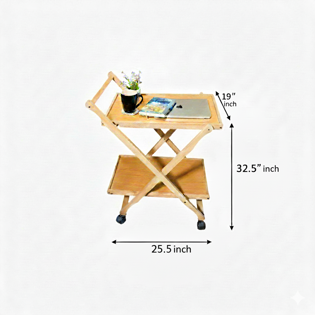 Folding Wooden Trolly