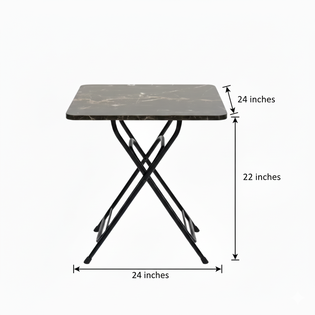 Folding Wooden Table Square