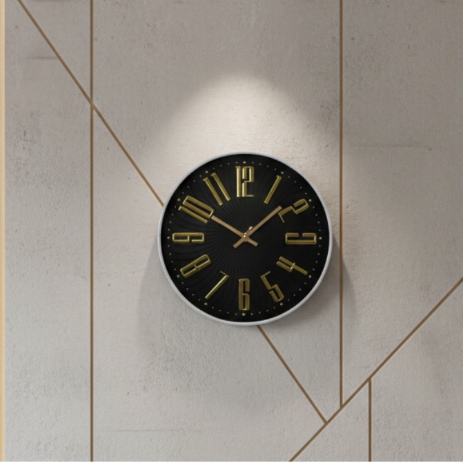Axis Gold Wall Clock