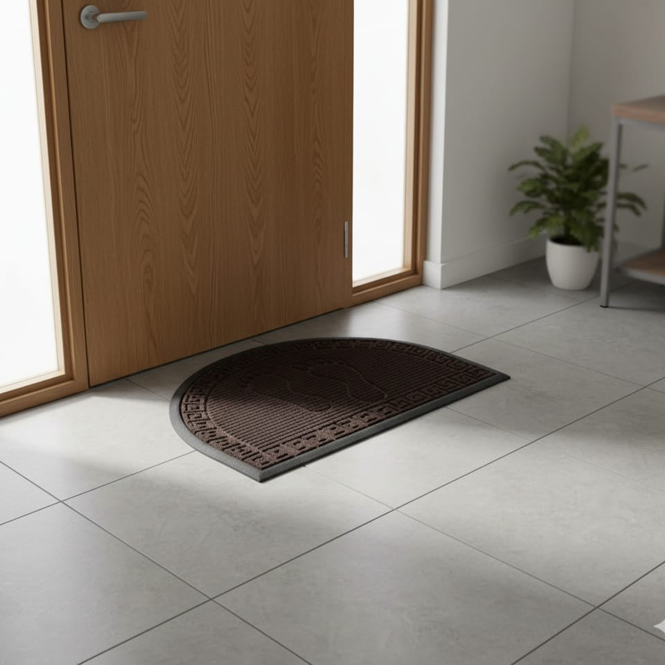 Half-Moon Welcome Mat
