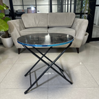 Folding Wood Dinning Table Round