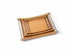 3 Piece Wooden Tray set