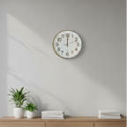 Silver Horizon Clock