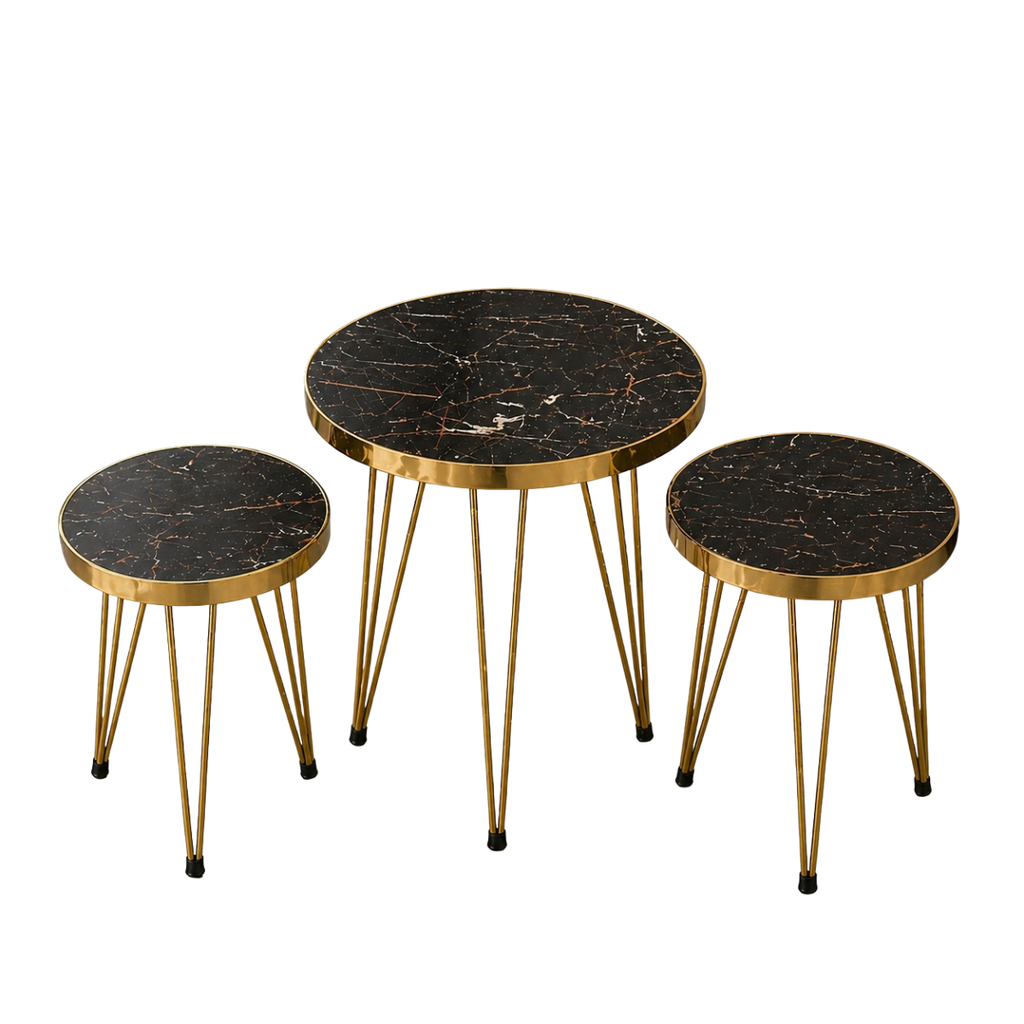 Set of 3 Round Coffee Table