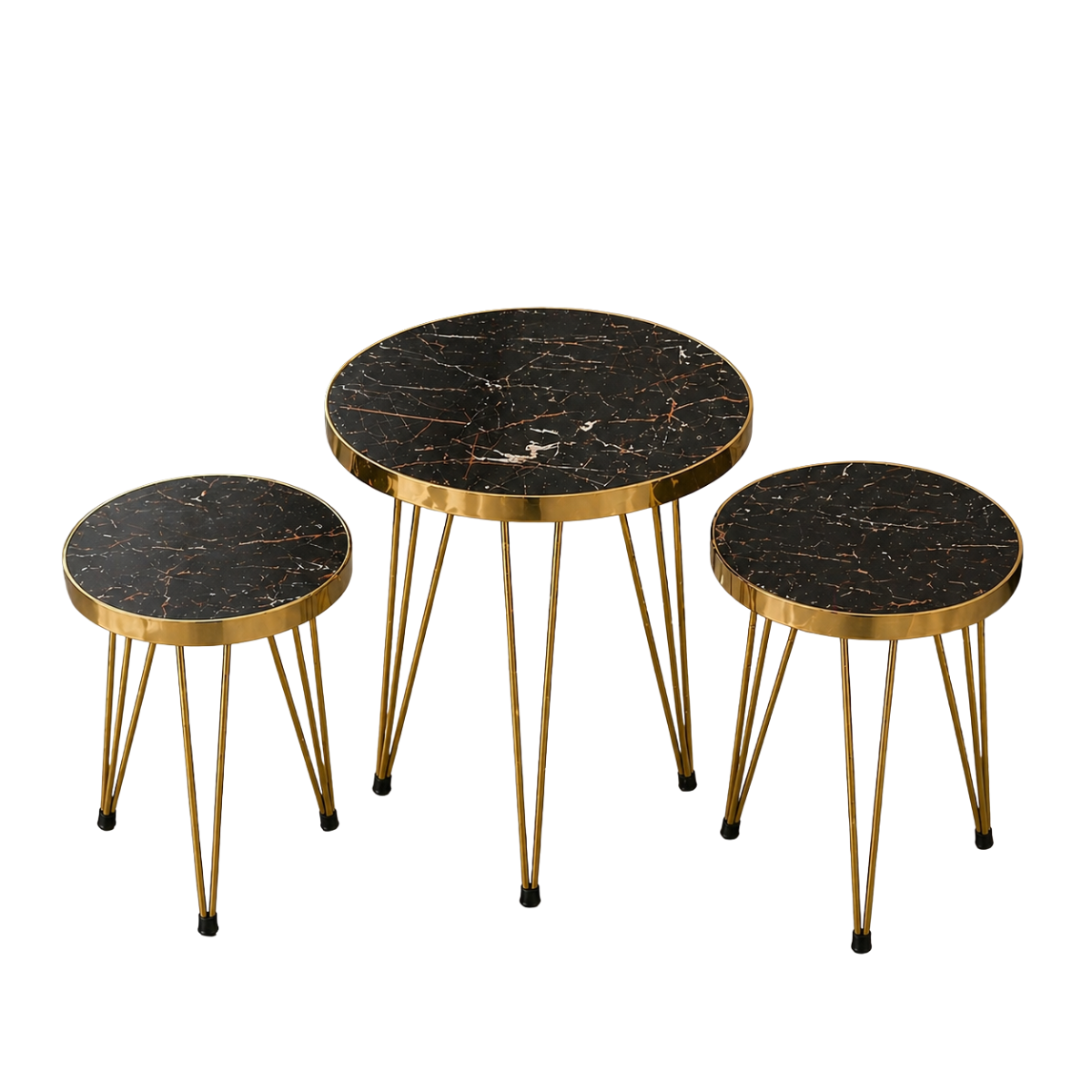 Set of 3 Round Coffee Table