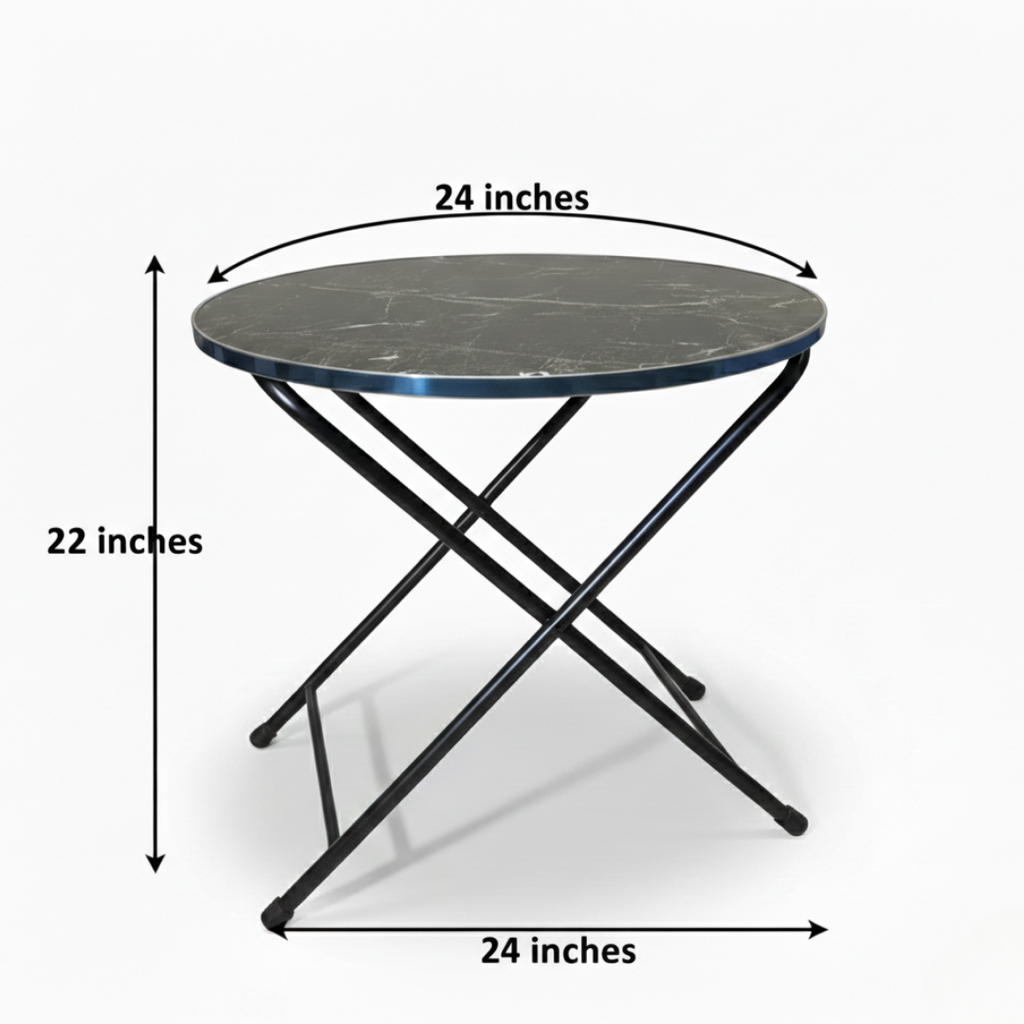 Folding Wood Dinning Table Round