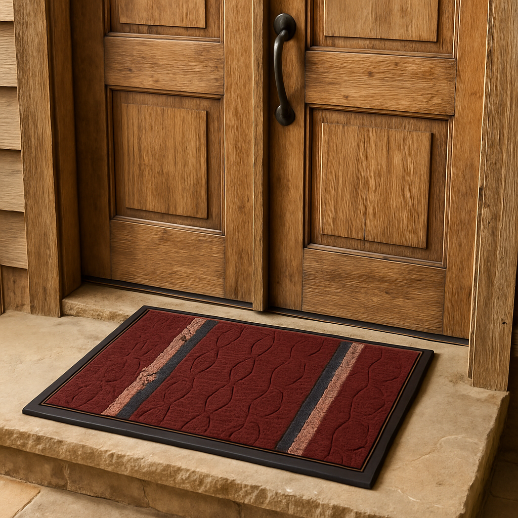 Geo-Stripes Doormat