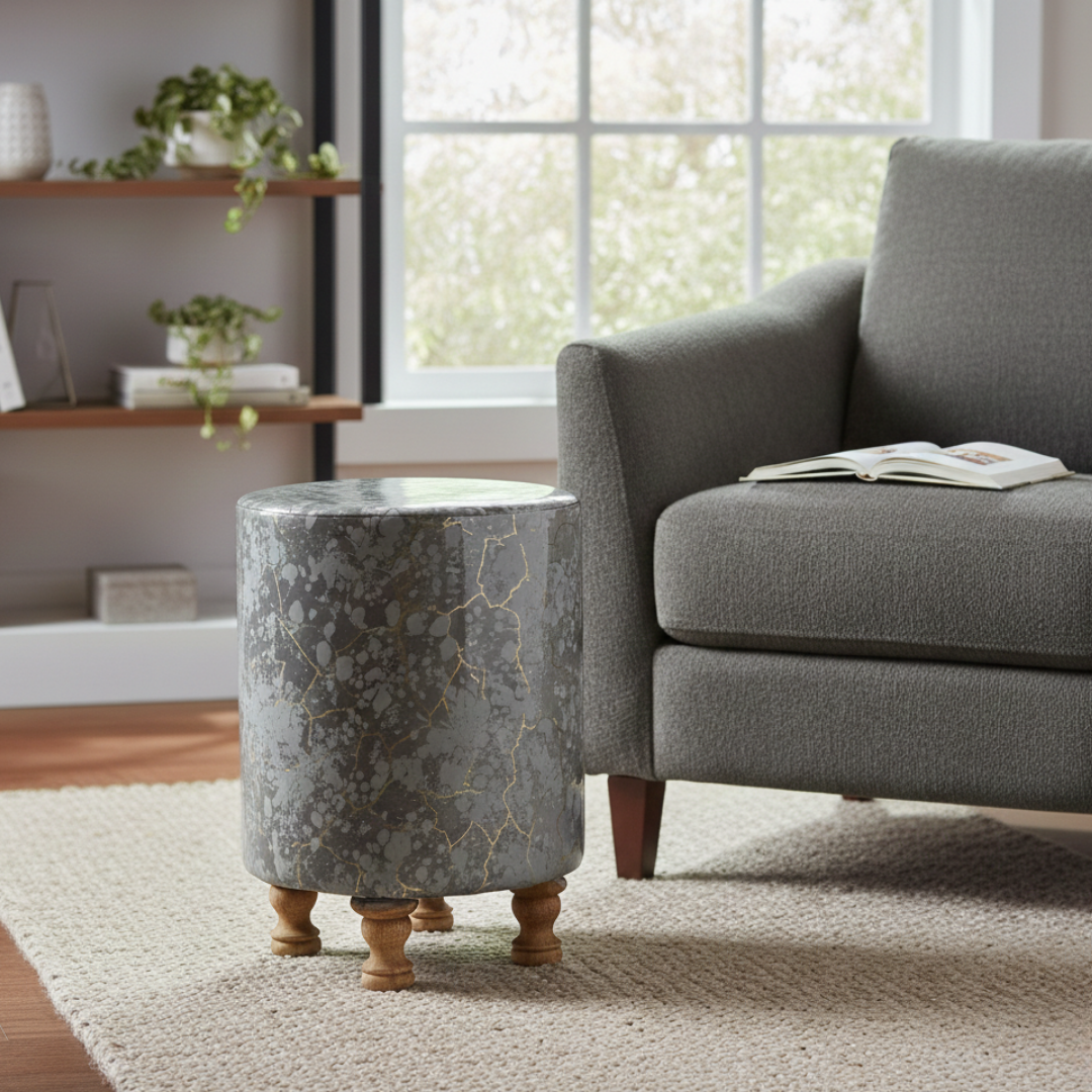 Modern Ceramic  Ottoman