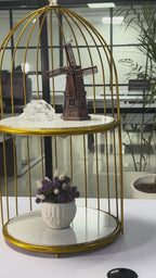 Golden Cage corner Stand