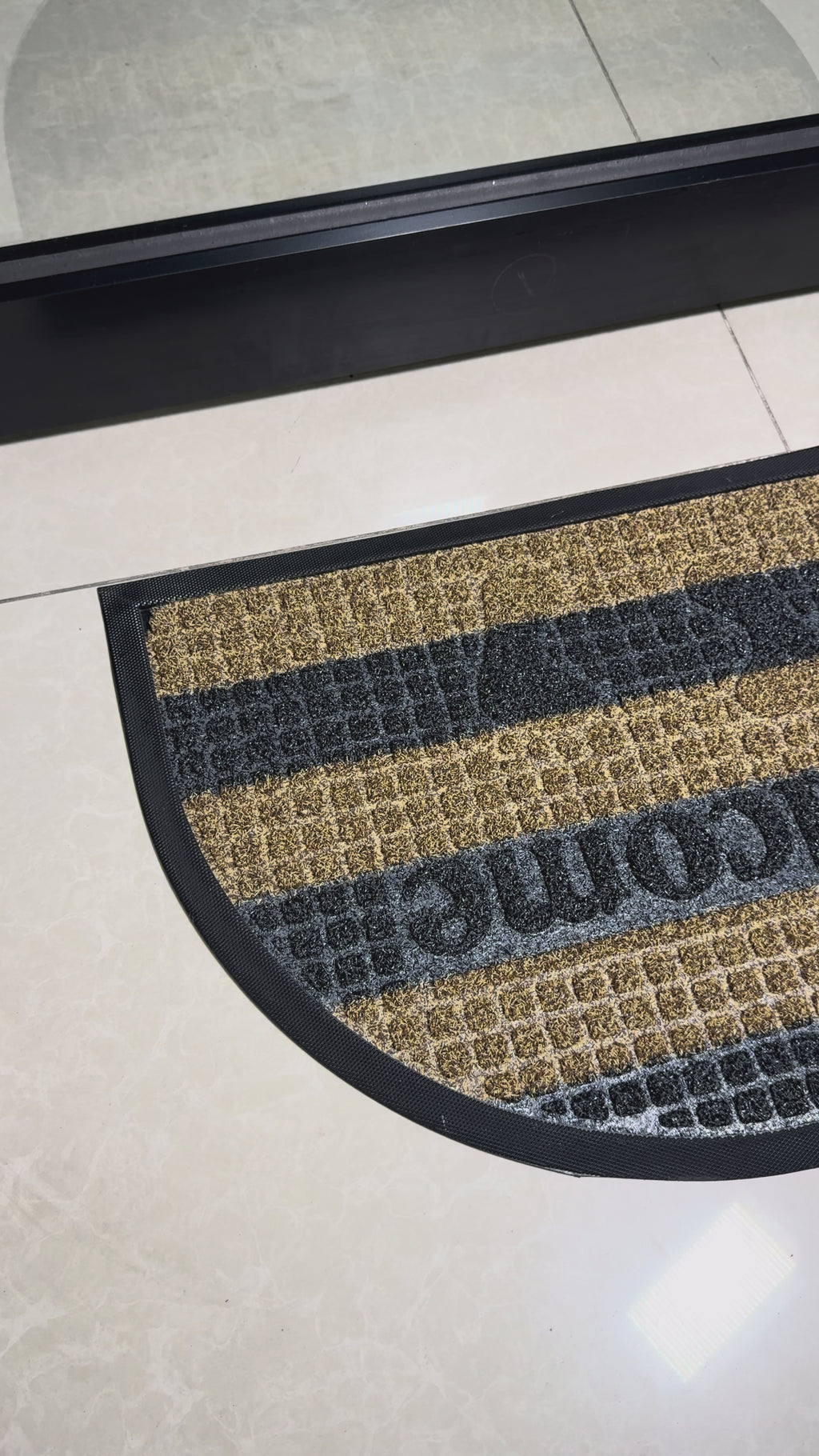 Half-Moon Welcome Mat