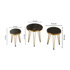 Set of 3 Round Coffee Table